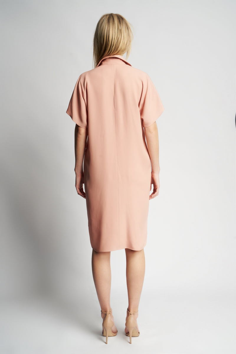 SARITA  DRESS + ELASTIC BELT | SKIN