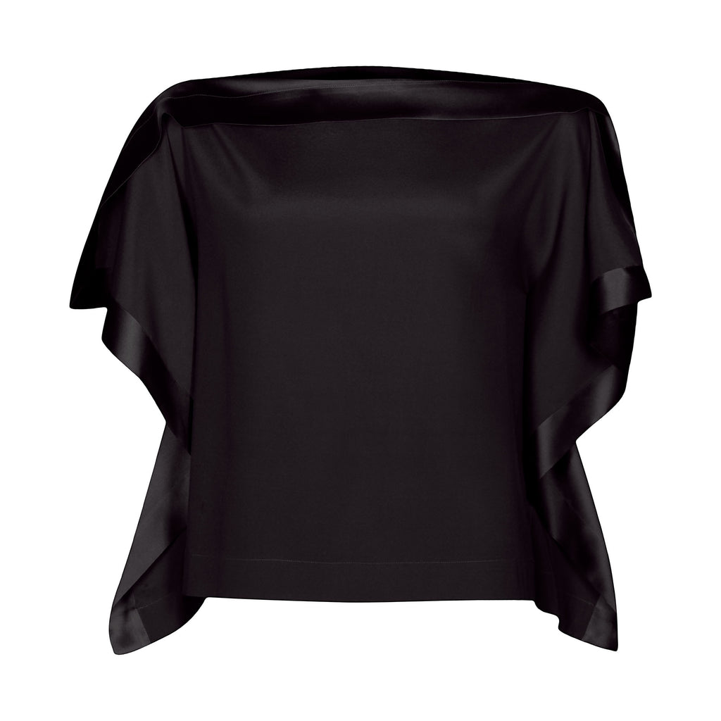 DAKOTA SILK TOP | BLACK