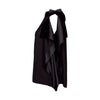 DAKOTA SILK TOP  M | BLACK