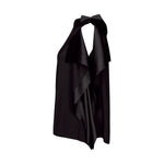 DAKOTA SILK TOP  M | BLACK