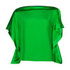 DAKOTA SILK TOP  M | GREEN