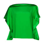 DAKOTA SILK TOP  M | GREEN