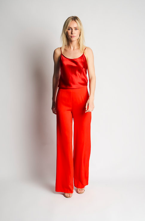 PANTS SILKY | BRIGHT RED