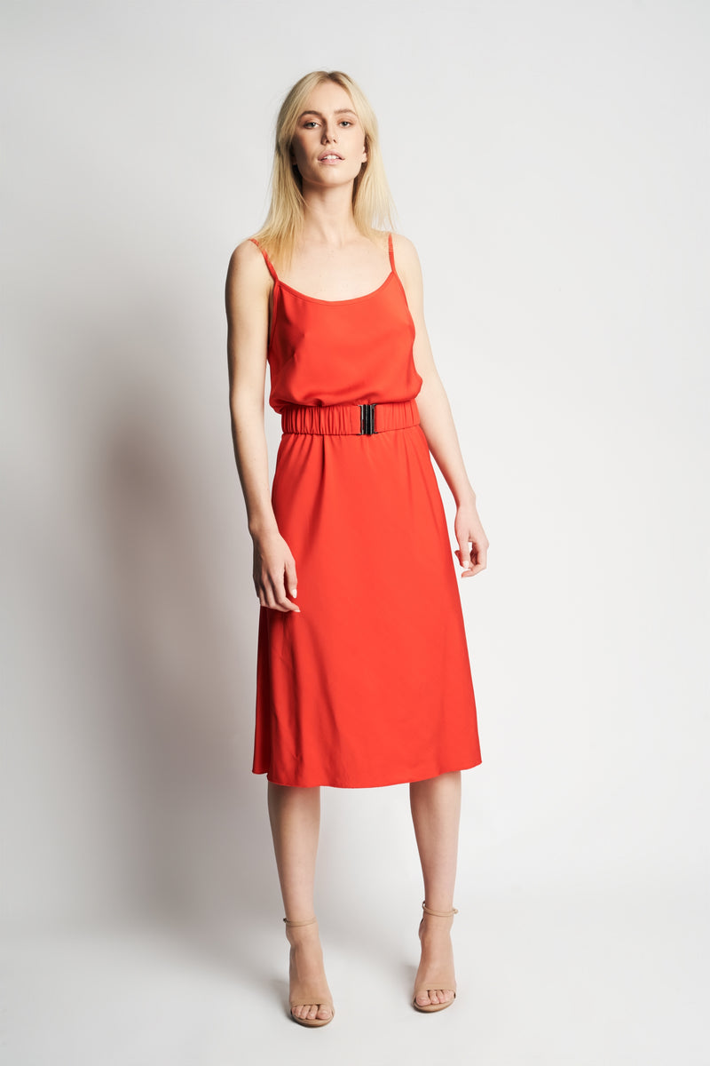 JANE DRESS RED | RED