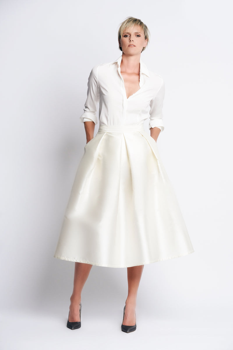 SAAR SKIRT | IVORY