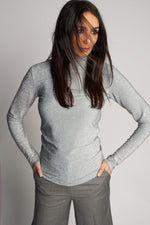 SOUL TURTLENECK SPARKLE GS | LIGHT GREY