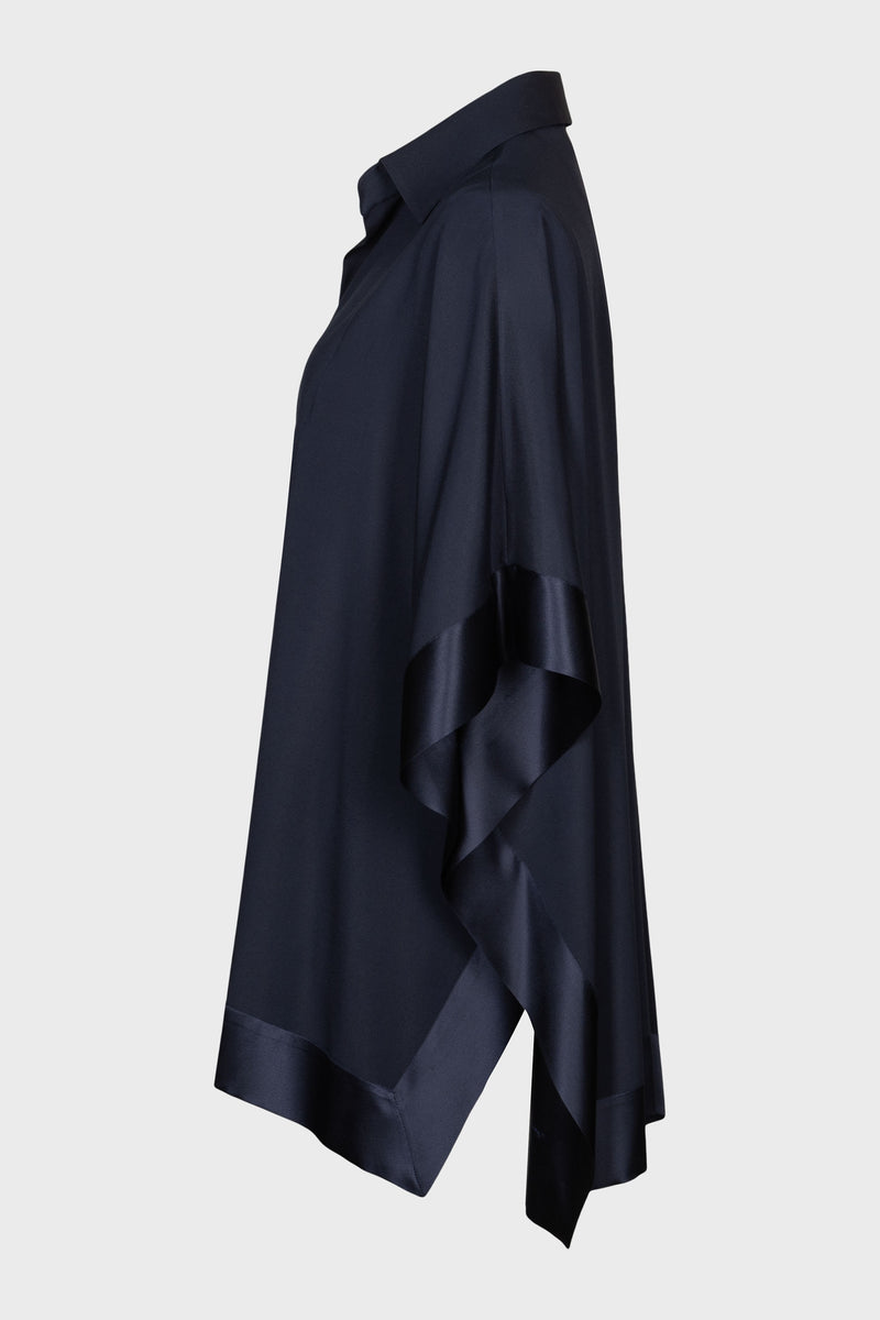 TOGA SILK | BLUE BLACK