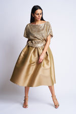 SAAR SKIRT | GOLD