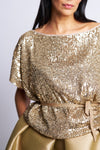 SAAR SKIRT | GOLD