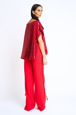 PANTS SILKY | BRIGHT RED