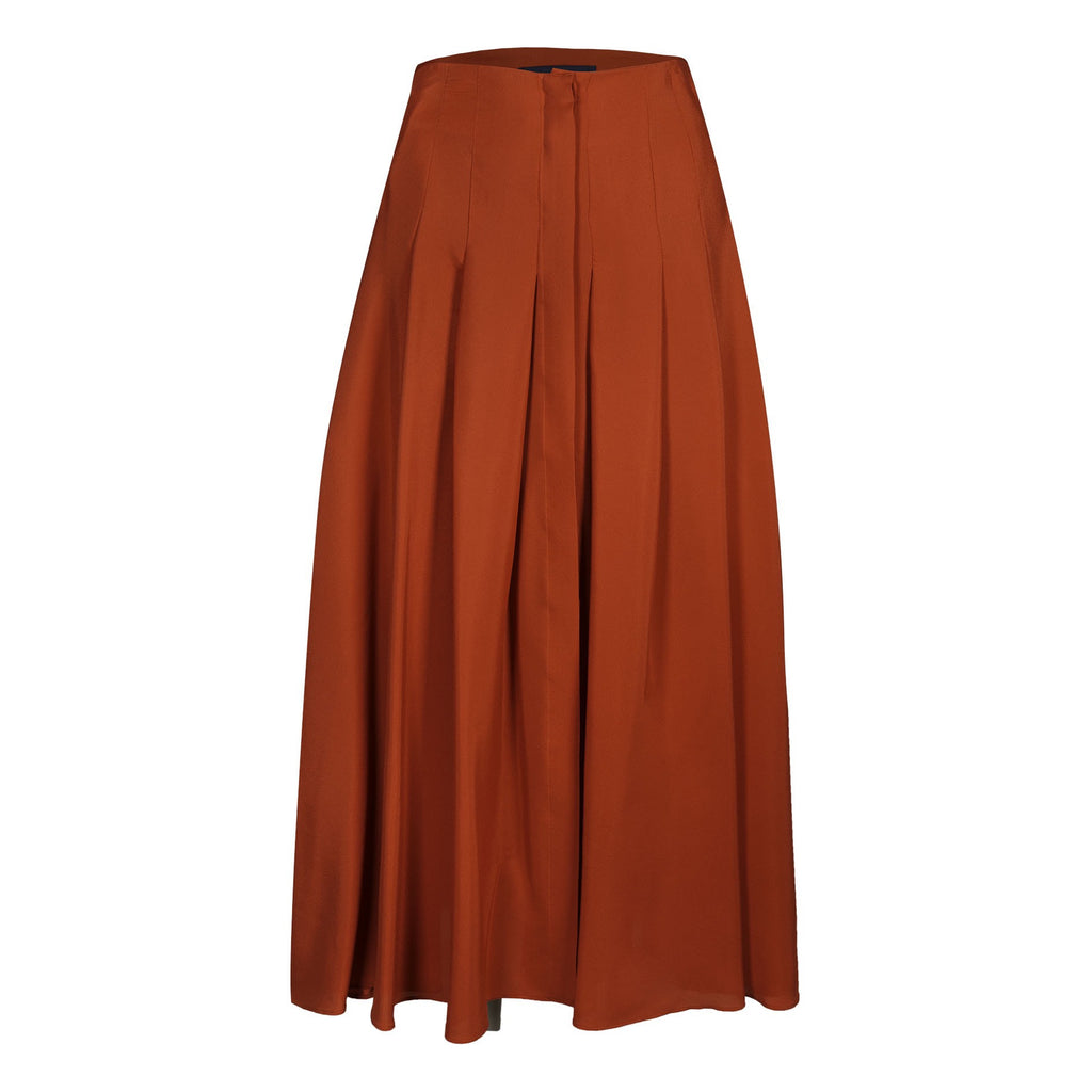 AUDREY SKIRT SILK | RED