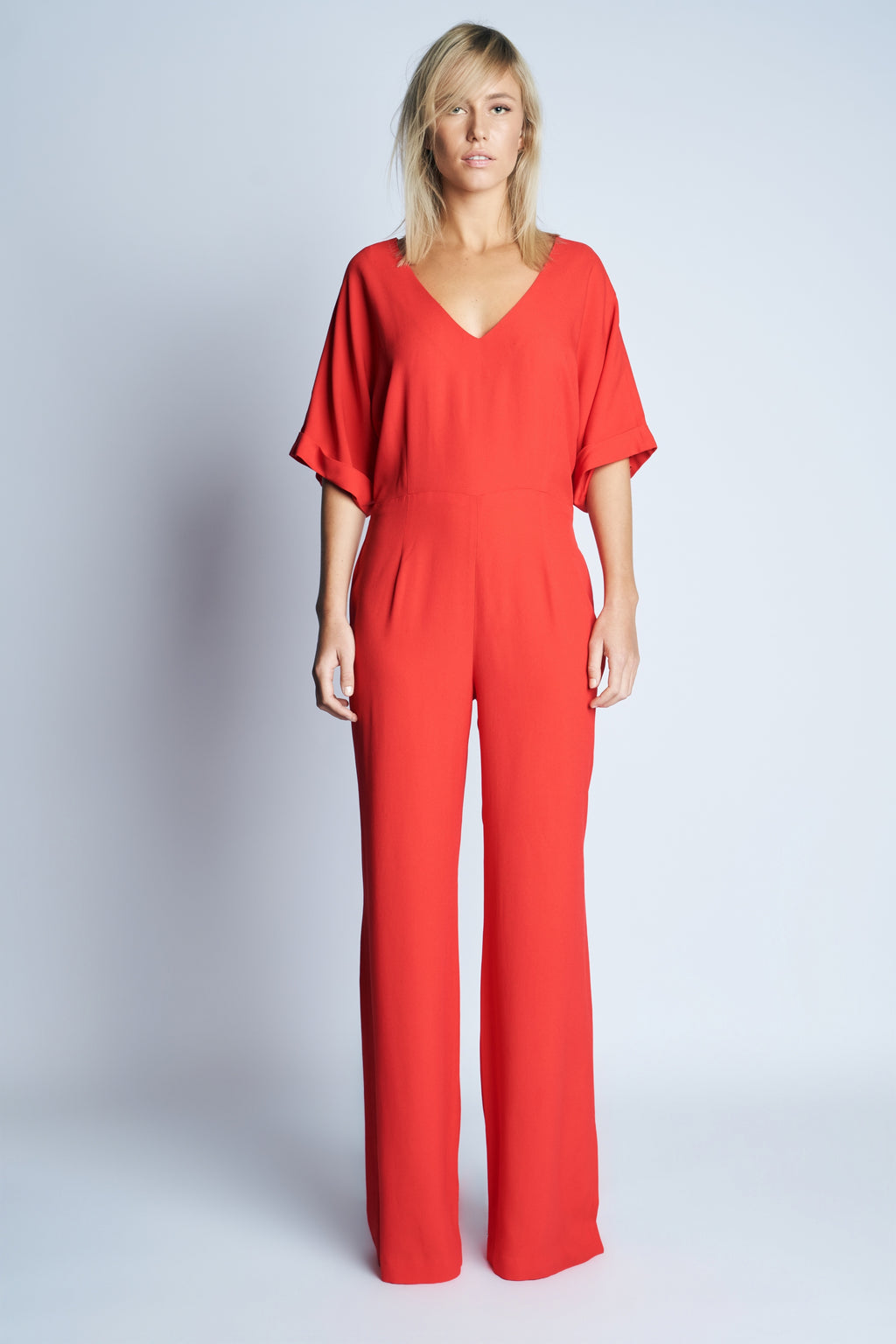 BELLA JUMPSUIT | BRIGHT RED