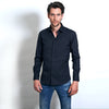 LEI COTTON SHIRT | BLUE BLACK