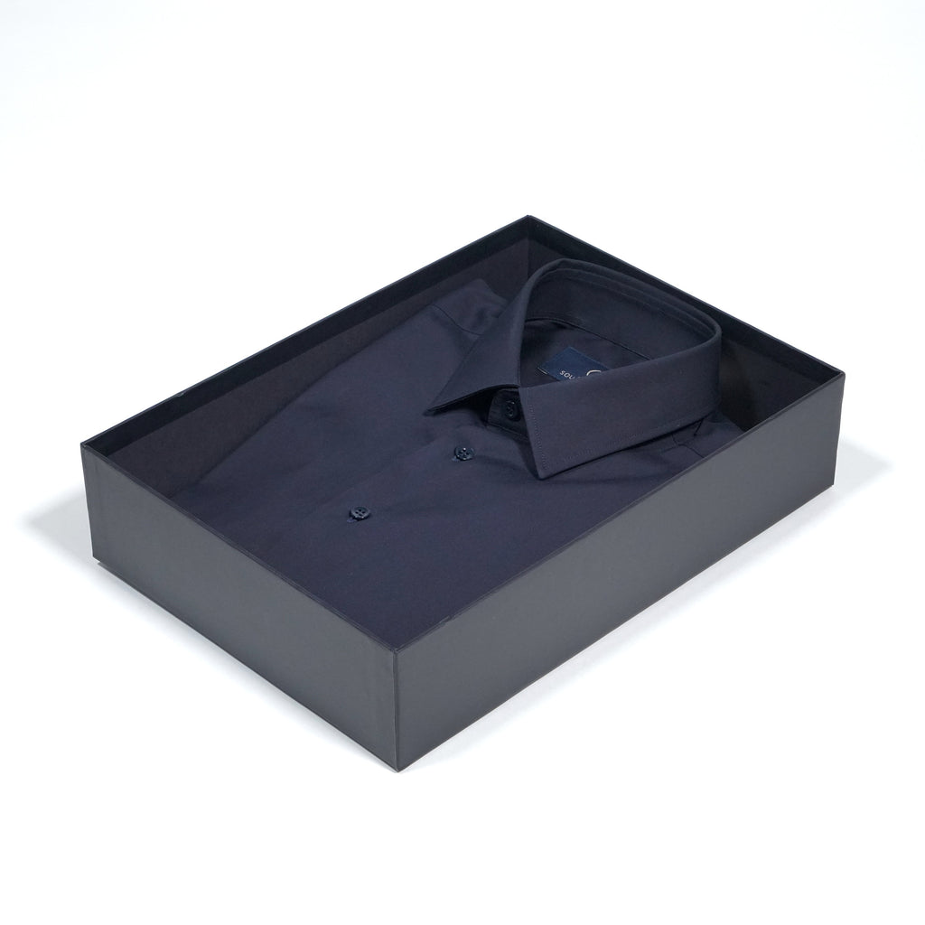 LEI COTTON SHIRT | BLUE BLACK