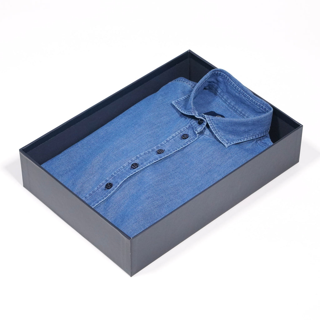 LEI DENIM SHIRT | MID BLUE