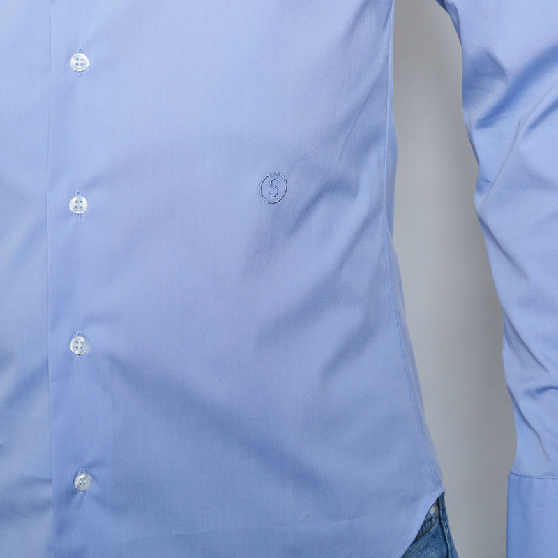 LEI COTTON SHIRT | LIGHT BLUE