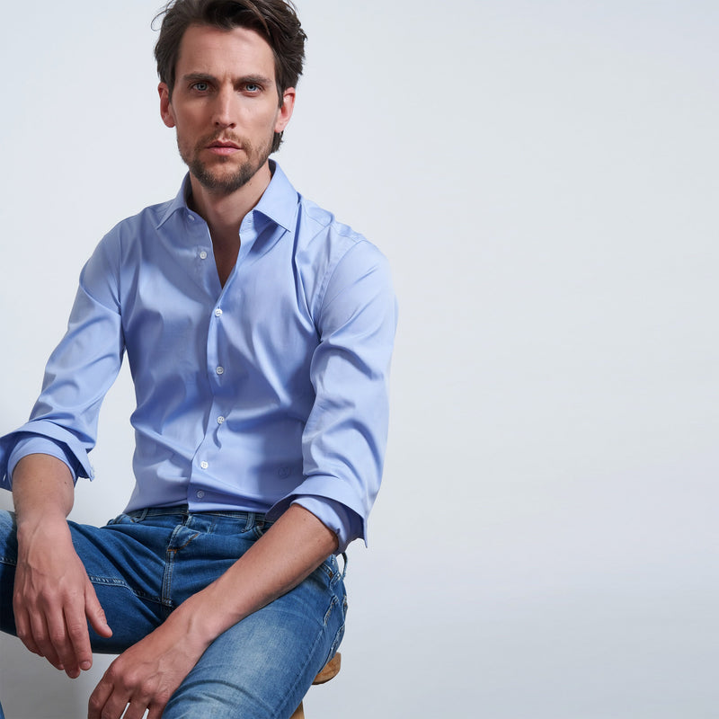 LEI COTTON SHIRT | LIGHT BLUE