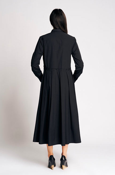 NANA DRESS COTTON | BLACK