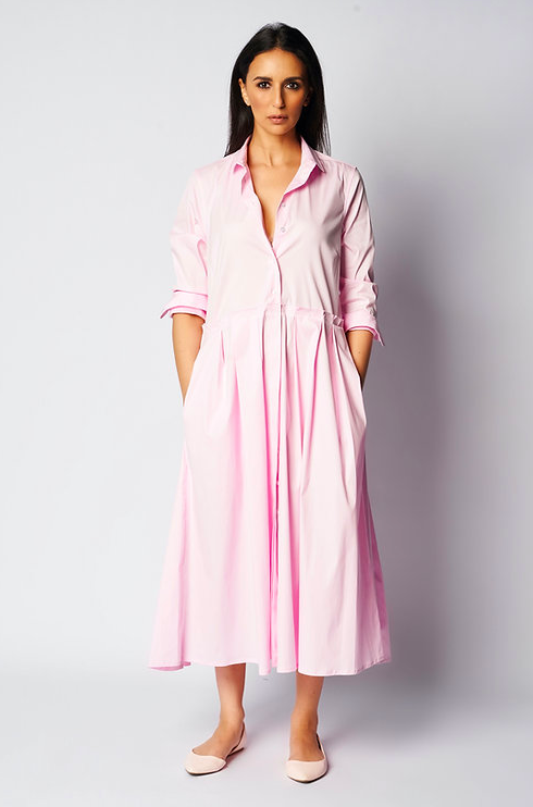 NANA DRESS COTTON | SUPER LIGHT PINK