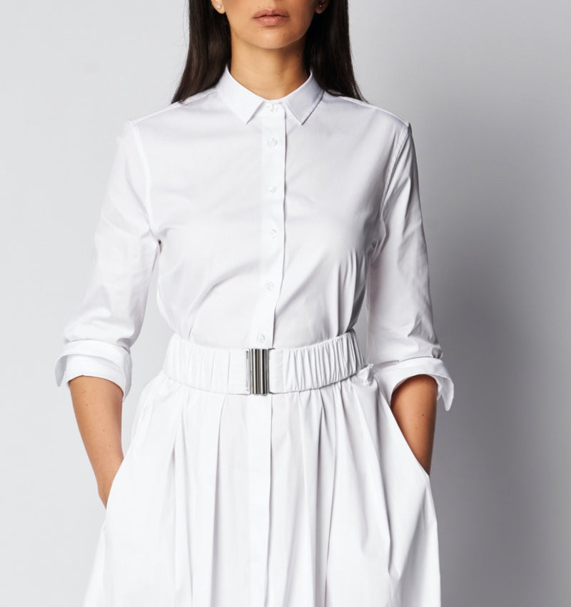 NANA DRESS COTTON | WHITE