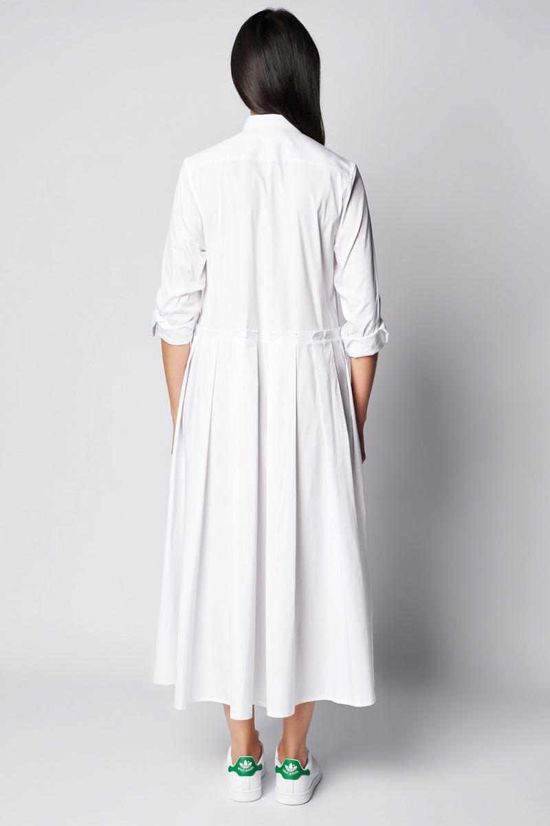 NANA DRESS COTTON | WHITE