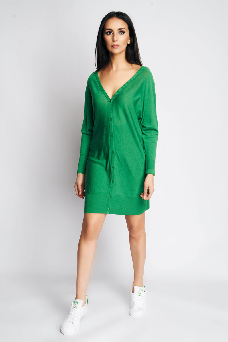 PULL 2 V KNIT | GREEN