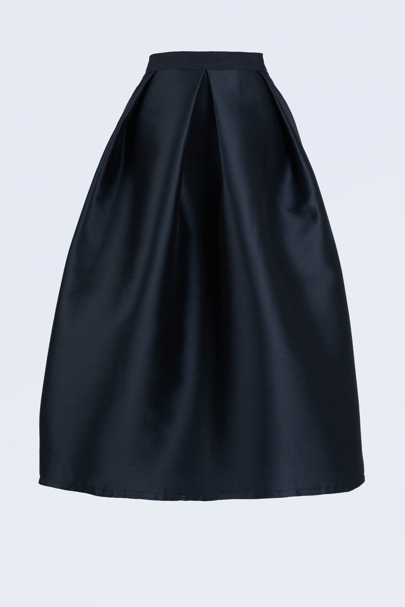 SAAR SKIRT STRUCTURE B | BLACK