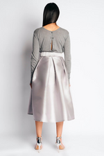 SAAR SKIRT B | LIGHT GREY
