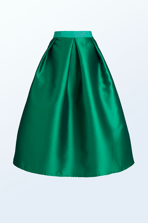 SAAR SKIRT STRUCTURE B | GREEN