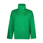 JAMILA MERINO WOOL JACKET XO | GREEN