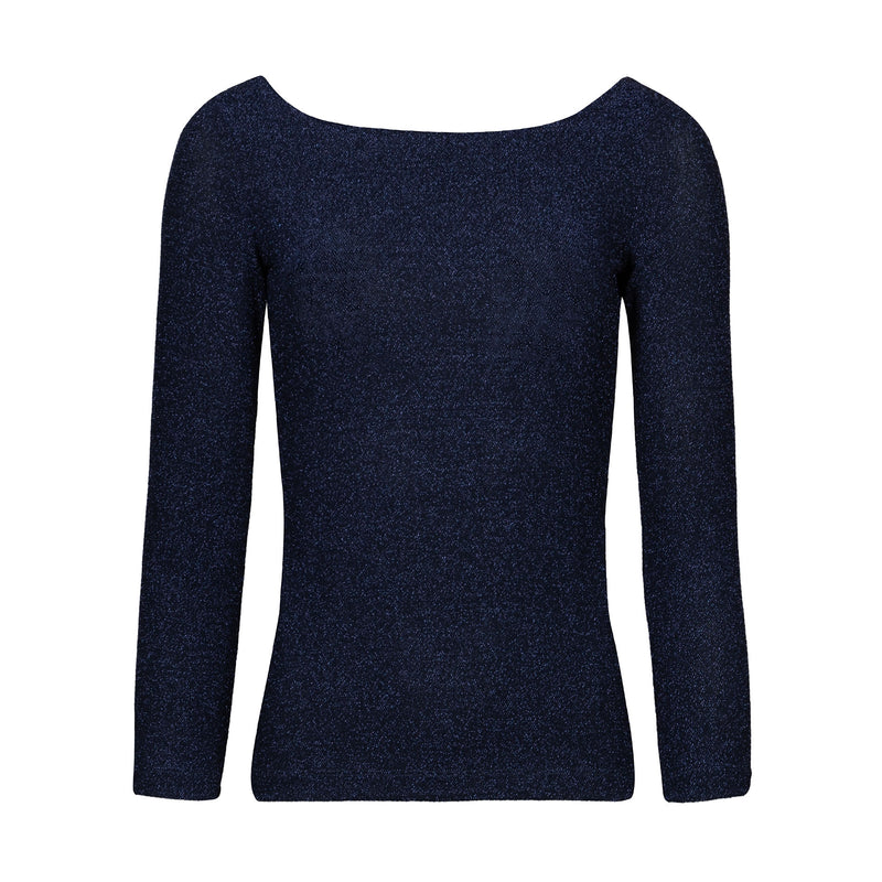 ROME BOATNECK SPARKLE BBB | DARK BLUE