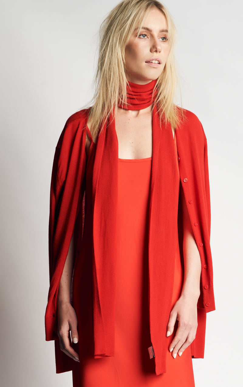 JANE DRESS | BRIGHT RED